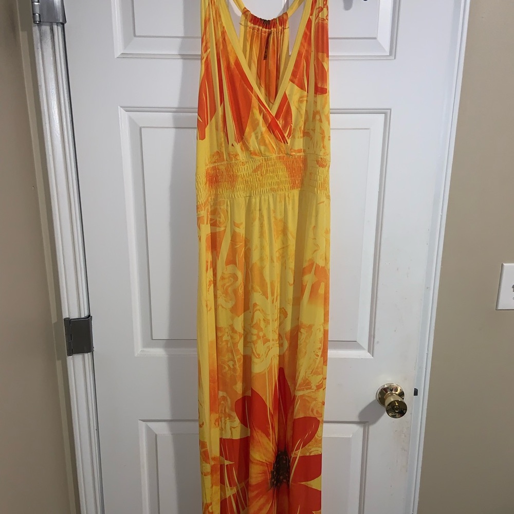 🔥yellow maxi dress🔥